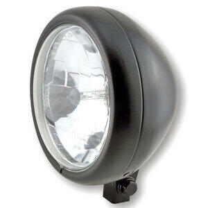 Faro anteriore 5.3/4'' Highsider Pecos alogeno attacco basso nero opaco