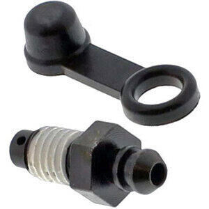 Spurgo pinza freno M8x1.25 lunghezza 27mm completo nero