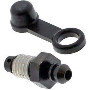 Spurgo pinza freno M8x1.25 lunghezza 27mm completo nero