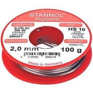 Filo saldatura a stagno 2mm 100gr
