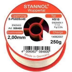 Filo saldatura a stagno 2mm 250gr