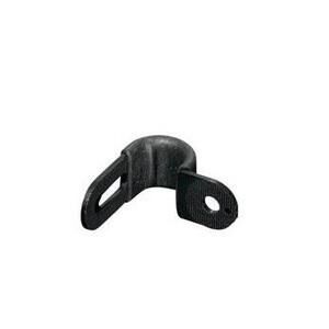 P-clip 9mm plastica nero