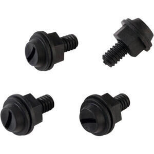 Viti portatarga set 4pz nero