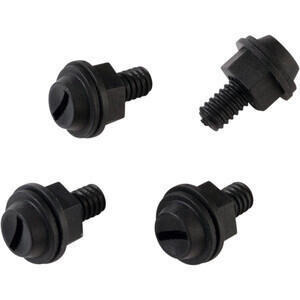 Viti portatarga set 4pz nero