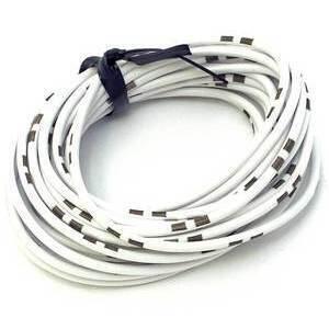 Cavo elettrico 0,82mm bianco 4mt