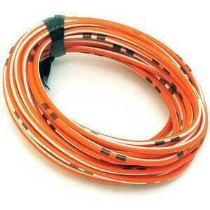 Cavo elettrico 0.82mm arancione/bianco 4mt