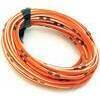 Cavo elettrico 0.82mm arancione/bianco 4mt