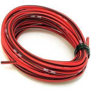 Cavo elettrico 0.82mm rosso/nero 4mt