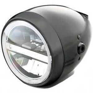Faro anteriore 5.3/4\'\' Daytona Vintage full led nero