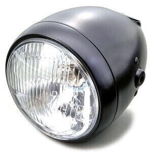 Faro anteriore 5.3/4\'\' Daytona Vintage alogeno nero
