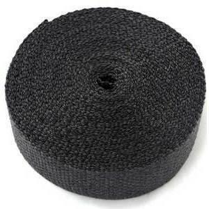 Benda termica collettori di scarico 1093° nero 50mm 15mt