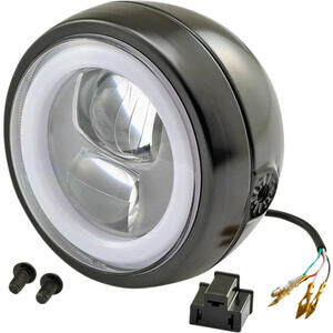 Faro anteriore 4.75\'\' Daytona Capsule-120 full led nero