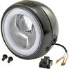 Faro anteriore 4.75'' Daytona Capsule-120 full led nero