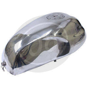 Serbatoio benzina per Moto Guzzi Serie Grossa Classic lungo alluminio tappo Monza