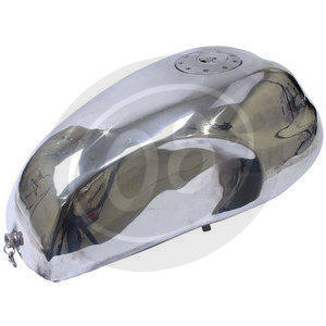Serbatoio benzina per Moto Guzzi Serie Grossa Classic lungo alluminio tappo Monza