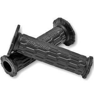 Coppia manopole Daytona D-Ami 22mm forate nero