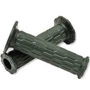 Coppia manopole Daytona D-Ami 22mm forate verde