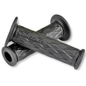 Coppia manopole Daytona D-Nami 22mm forate nero