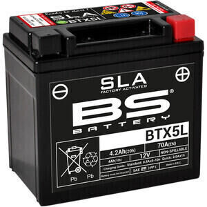 Batteria di accensione BS Battery BTX5L SLA 12V-4Ah
