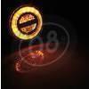 Coppia frecce led Highsider Rocket Bullet cromo fumè - Foto 2
