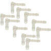 Connettore tubo benzina 8mm plastica 90° set 10pz