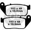 Pasticche freno EBC Brakes FA381 - Foto 2