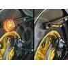 Coppia frecce led per Harley-Davidson -'17 posteriori Heinz Bikes Winglets nero - Foto 2