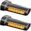 Coppia frecce led per Harley-Davidson -'17 posteriori Heinz Bikes Winglets nero