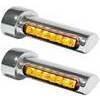 Led winkers Harley-Davidson -'17 rear Heinz Bikes Winglets chrome pair
