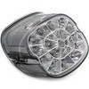 Fanalino posteriore per Harley-Davidson '73-'98 Spyder led luce targa alta fumè - Foto 5