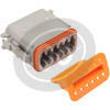 Carcasa de conector de cable eléctrico Deutsch 12 pines macho gris - Fotos 2