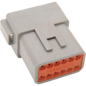 Connettore cavi elettrici per Harley-Davidson DT 12 poli femmina grigio