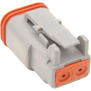 Connettore Deutsch 2 vie maschio grigio