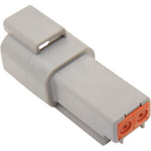 Connettore cavi elettrici per Harley-Davidson DT 2 poli femmina grigio
