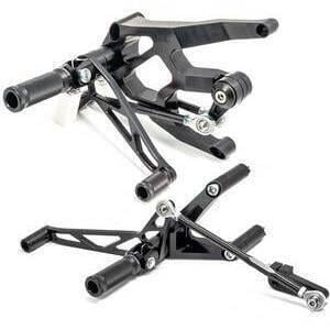 Kit pedane arretrate per Harley-Davidson Sportster -'03 nero