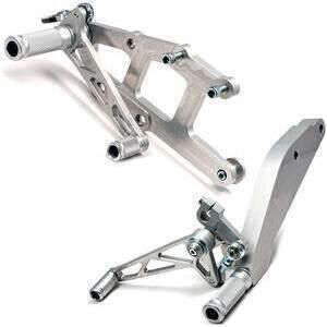 Kit pedane arretrate per Harley-Davidson Sportster \'04- grigio
