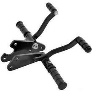 Kit pedane avanzate per Harley-Davidson Sportster ABS +28cm nero
