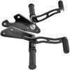 Kit pedane avanzate per Harley-Davidson Sportster '04-'13 +28cm alleggerite nero