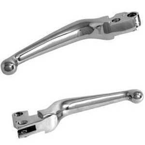 Set leve comando manubrio freno e frizione per Harley-Davidson Touring '09- Wide Blade cromo