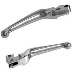 Set leve comando manubrio freno e frizione per Harley-Davidson Dyna Wide Blade cromo