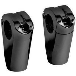 Coppia riser manubrio 25.4mm rialzo 65mm nero