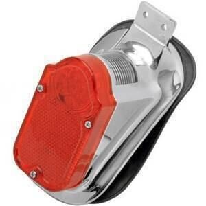 Led tail light Tombstone chrome license plate holder