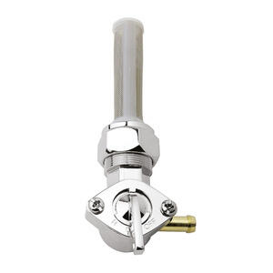 Rubinetto benzina M22x1 uscita destra 1975 Style cromo