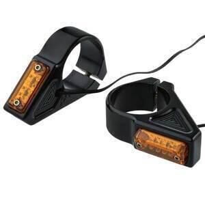 Coppia frecce led alla forcella 39mm nero