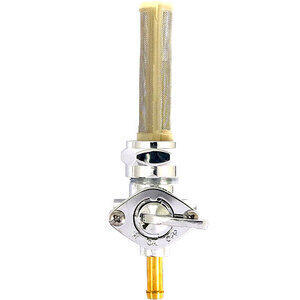 Fuel cock 1/4'' NPT low connection Late Style chrome