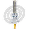 Fuel cock 1/4'' NPT low connection Late Style chrome - Pictures 2