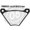 Pasticche freno EBC Brakes FA24/2 - Foto 2