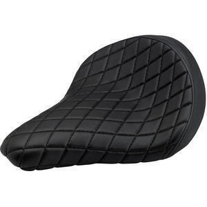 Sella completa per Harley-Davidson telaio rigido Biltwell No.2 Black Diamond guidatore
