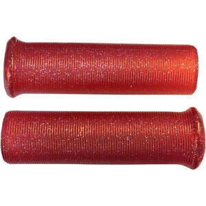 Coppia manopole Emgo Star Fire Flake 1'' rosso