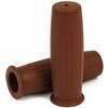 Coppia manopole Old Style Vintage 1'' marrone chiaro